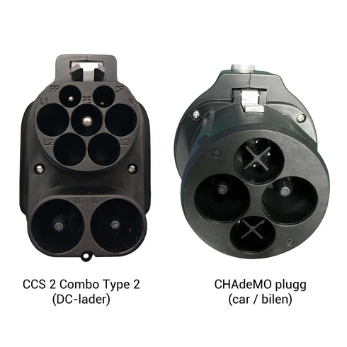 CCS 2 til CHAdeMO hurtiglader adapter — 1 000 VAC - 250A - 250 kW